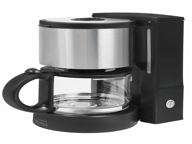 GUTFELS KA 8101 swi Kaffeemaschine | Glaskanne | 4 bis 10 Tassen  Fassungsvermögen | 1080 W Leistung | Edelstahl | Schwarz - ELEKTRO-BIKES  LAND